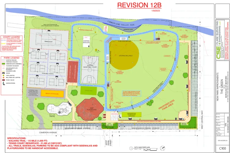 Nonprofit unveils its plans for dog park in downtown Bedford